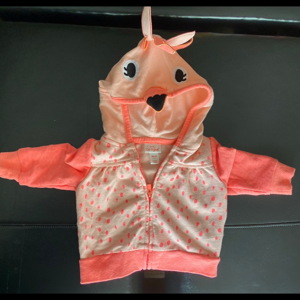 Cat and Jack Girls zip-up hoodie